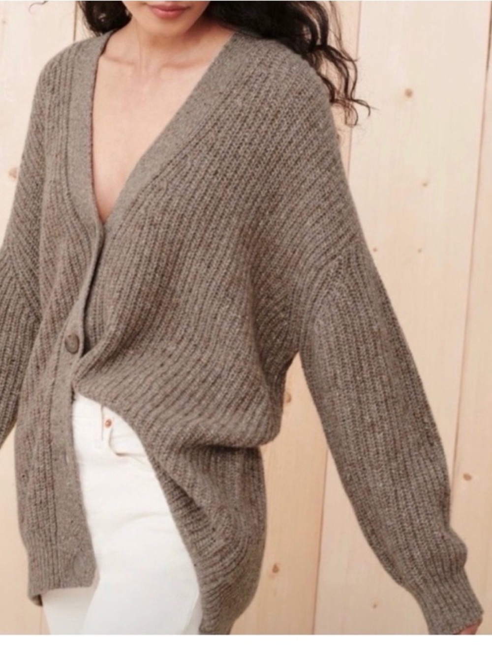 Jenni Kayne 100% Cashmere Cocoon Cardigan XS oversized